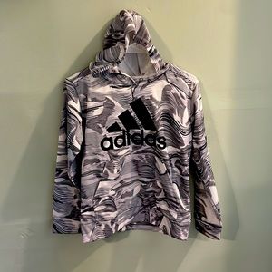 Boys Medium Adidas Hooded Swearshirt